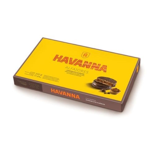 Havanna Alfajor Box of 6 Alfajores Chocolate w/ Dulce de Leche