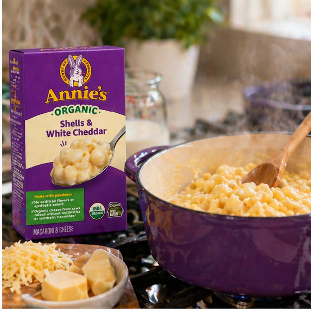 2-Pack Annie’s Organic Homegrown Macaroni & Cheese, Variety Pack, 6 oz, 12-pack
