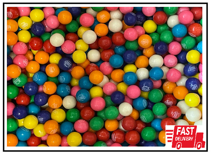 Dubble Bubble 14 Mm Size Small Gum Balls Bulk 2 Pounds Best in Quality New