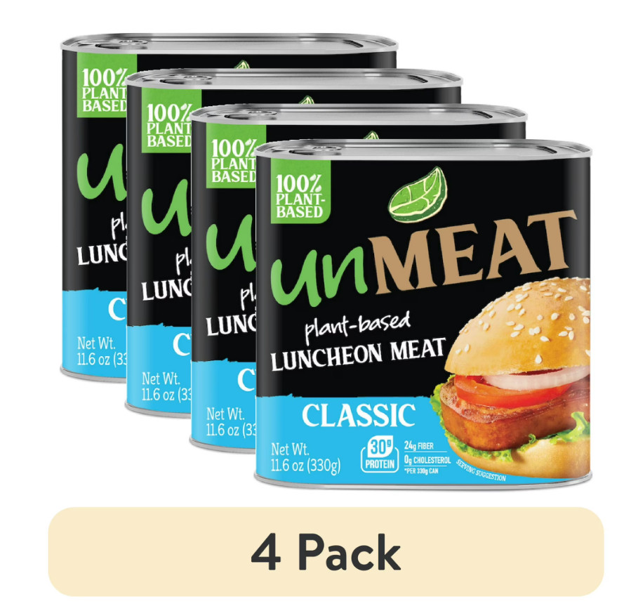 (4 pack) unMEAT Luncheon Meat-Style, 11.6oz Can