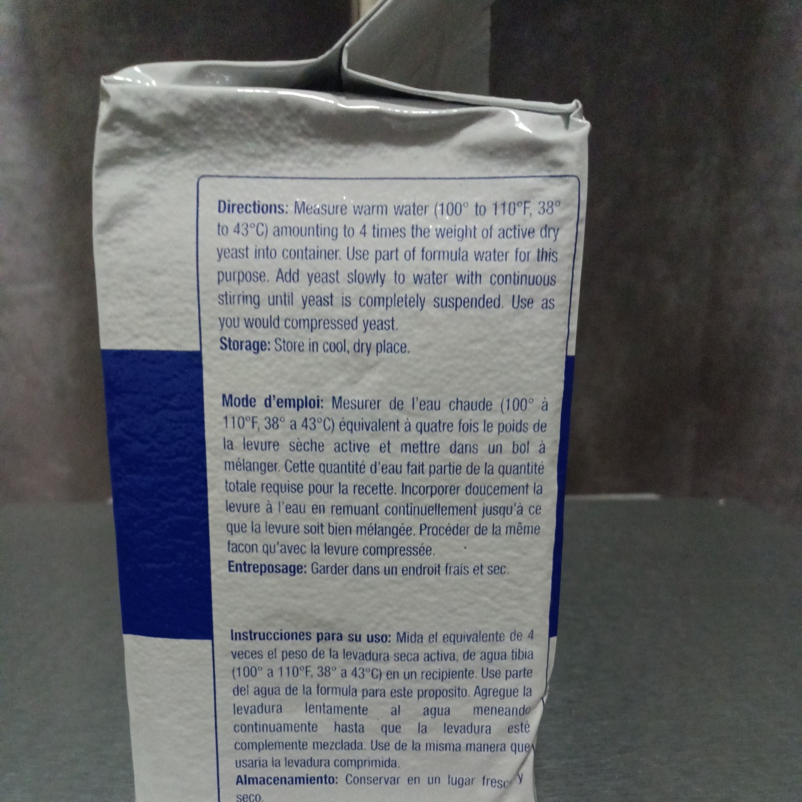 Fleischmanns Active Dry Yeast Vacuum Pack – 2lb 907g
