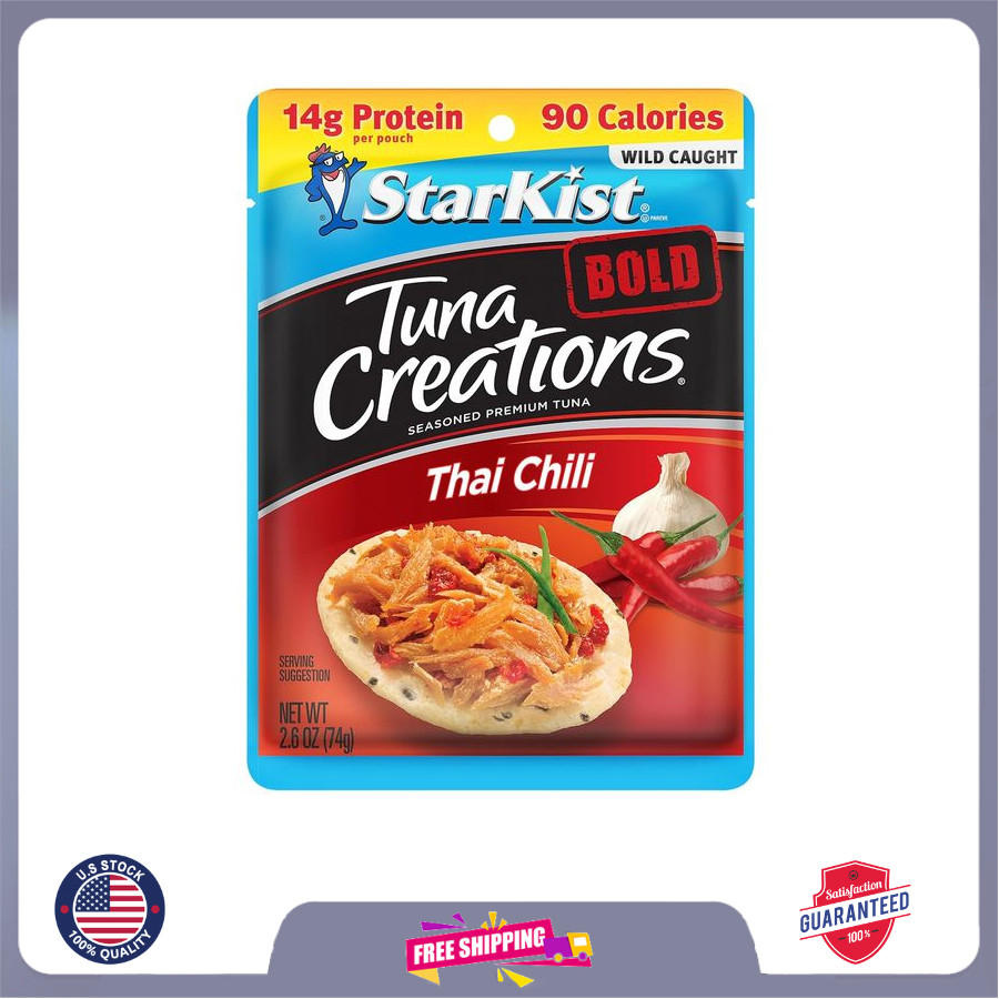 Tuna Creations, Bold Thai Chili Style, 2.6 Oz Pouch