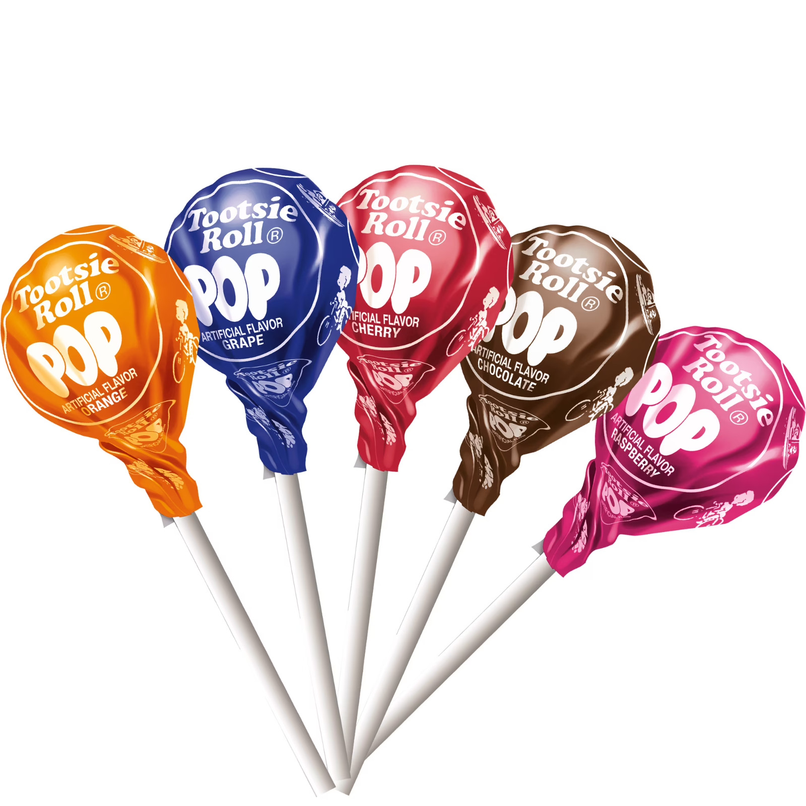 Tootsie Pops, The Original, Assorted Peanut Free and Gluten Free Lollipops 130 C