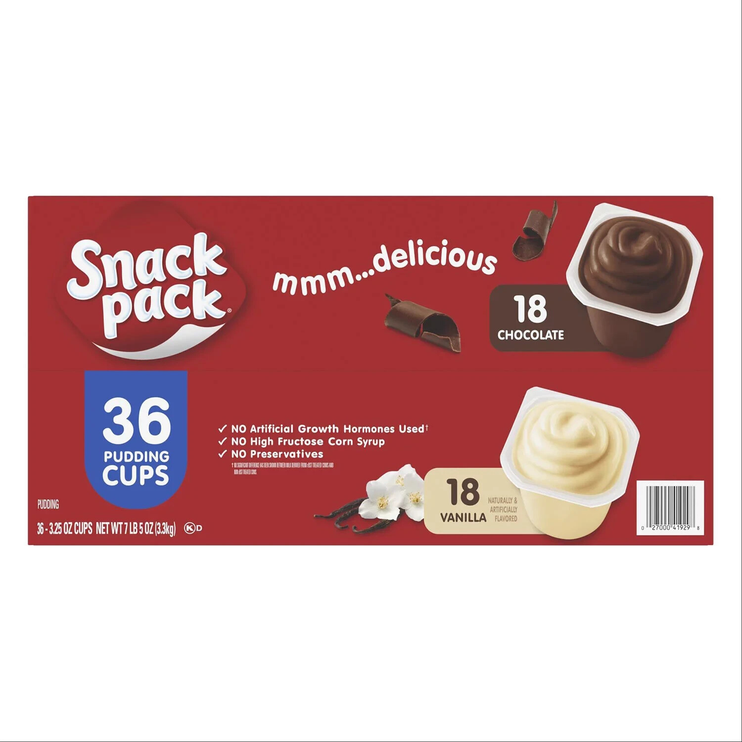 Snack Pack Pudding Variety Pack [3.25 oz., 36 pk.]