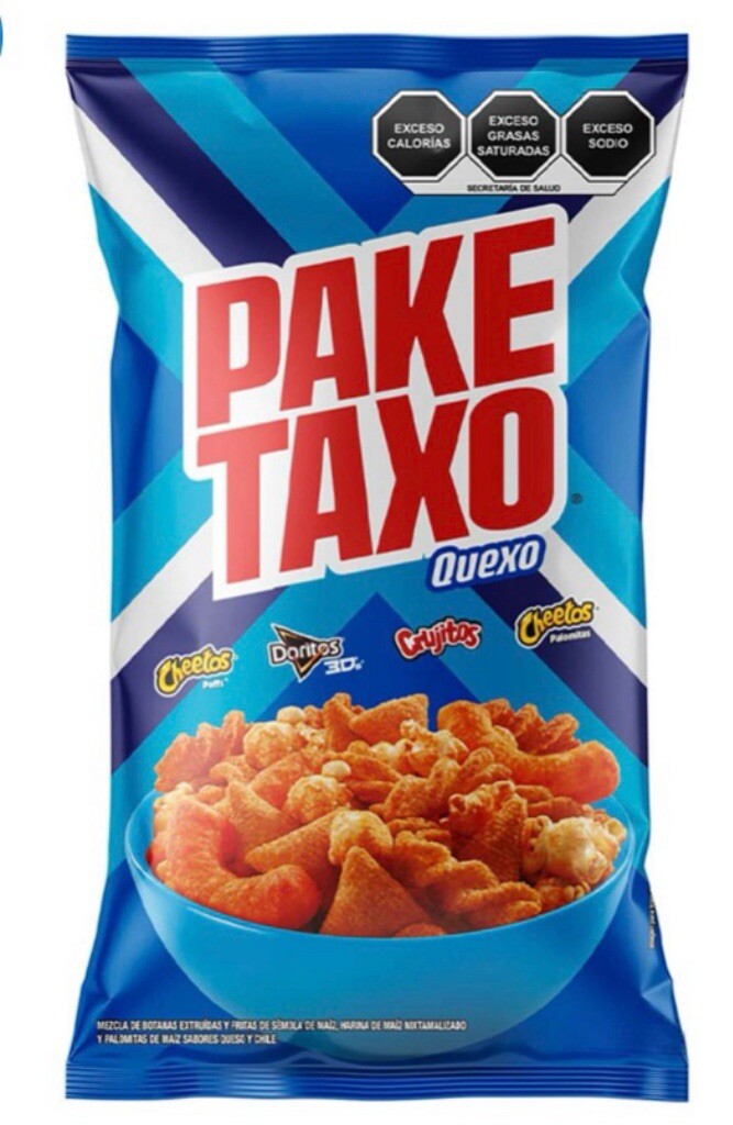 Paketaxo Quexo BIG 215g Pack of 1 papas snack Mexican chips