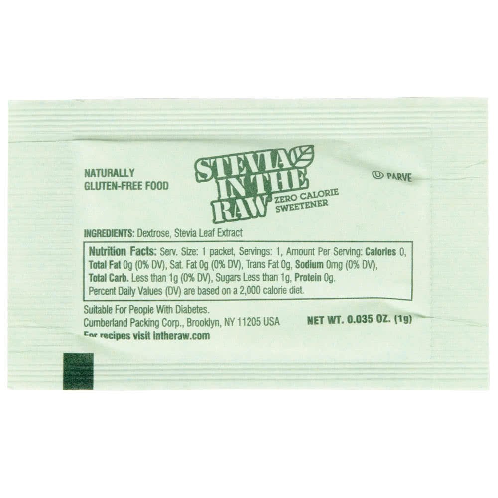 Stevia In the Raw Zero Calorie Sweetener 100/200/400/800 Packets Free Shipping