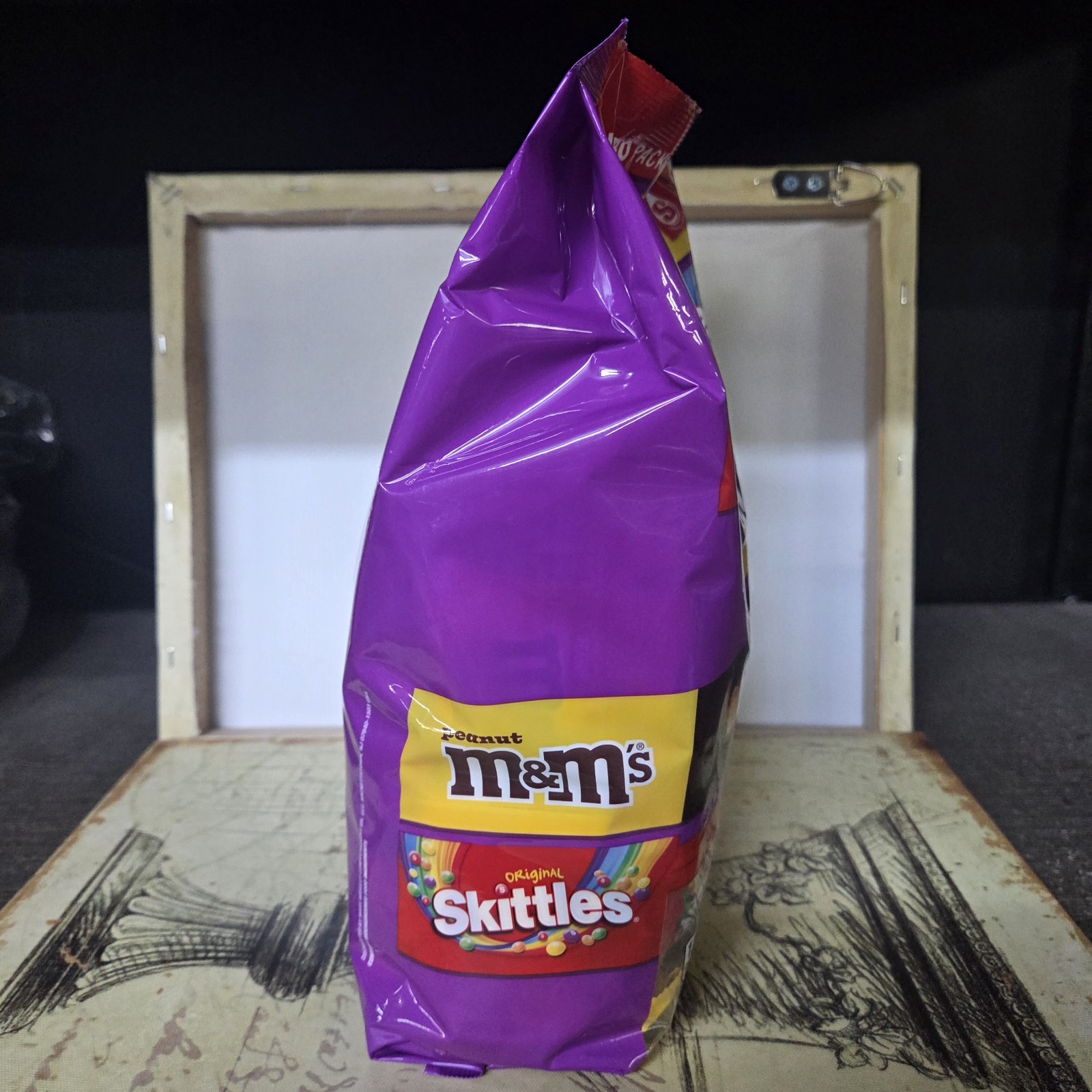 Lot Of 4 Jumbo Bag Fun Size Choc & Candy Asst Bags 1.97lb Snickers+ Ex.03-2027