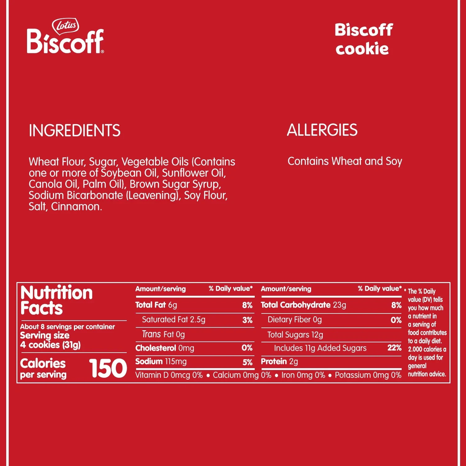 Lotus Biscoff Cookies 8.8oz (2 Pack) – 64 Caramelized Belgian Biscuits