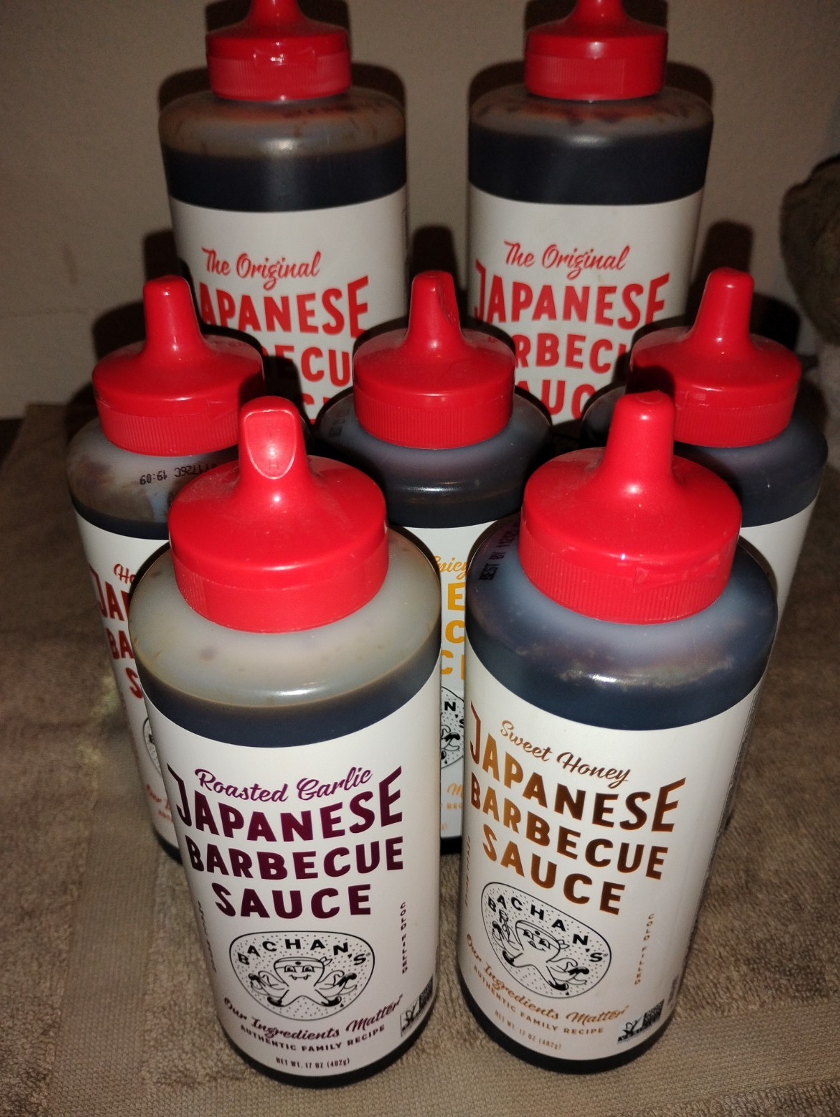 7 Bottles Bachan’s The Original Japanese BBQ Sauce Lot Barbecue Dipping Dressing