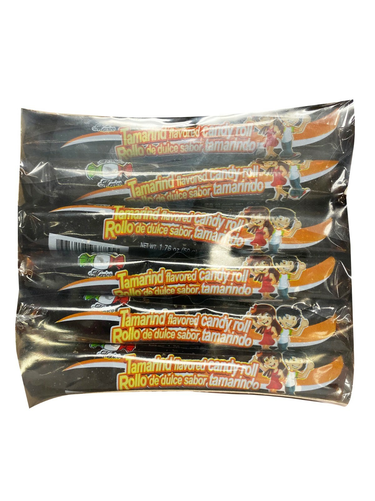 MDM TAMARIND CANDY ROLL /ROLLO DE DULCE TAMARINDO 12CT 1.76OZ ( 50GRAM )