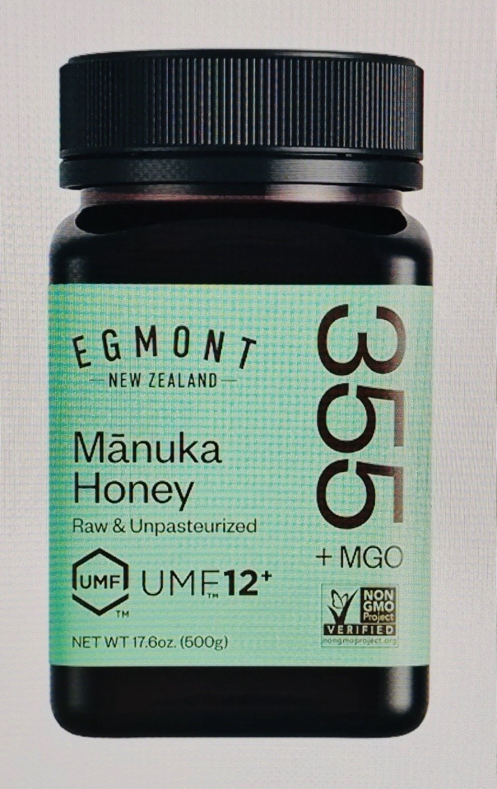 Egmont Honey Rich and Creamy Manuka Honey, UMF 12+, MGO 355+ 17.6oz