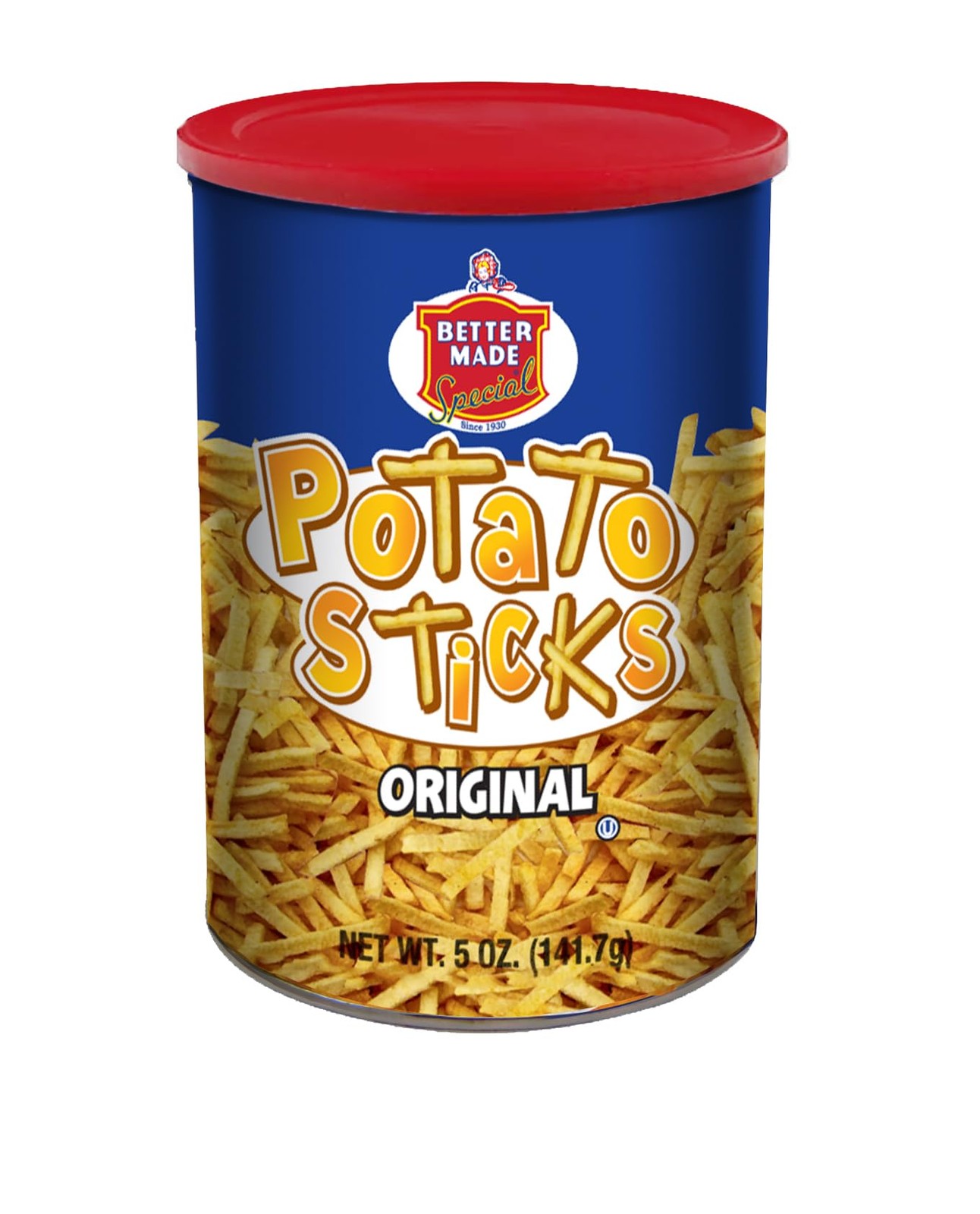 Better Made Potato Sticks 5oz Canister – Shoestring 5 Ounce (Pack of 1)