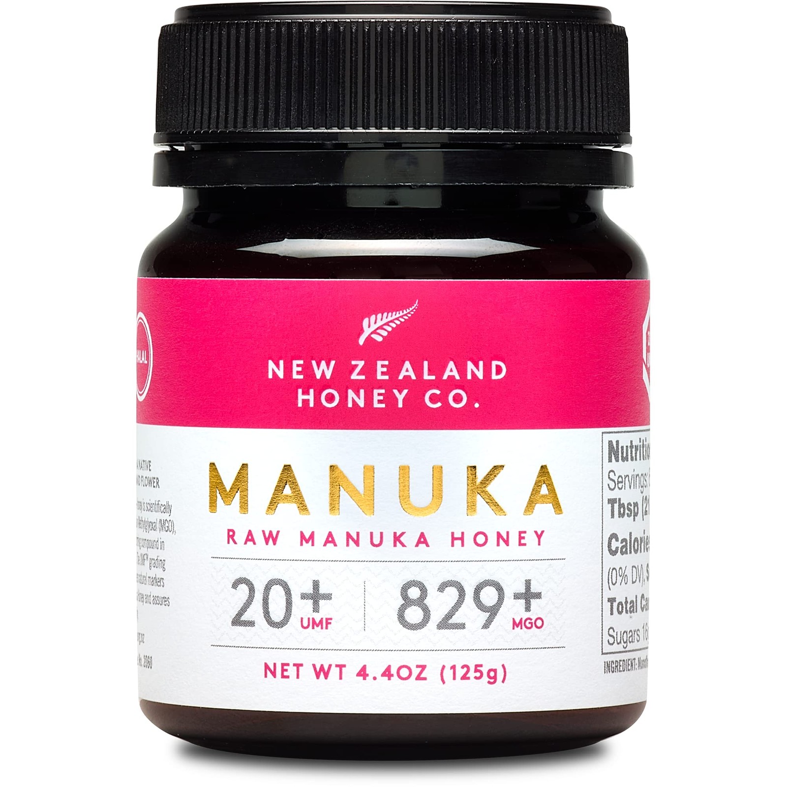 New Zealand Honey Co. Raw Manuka Honey UMF 20+ / MGO 829+ | UMF Certified | 4.4o