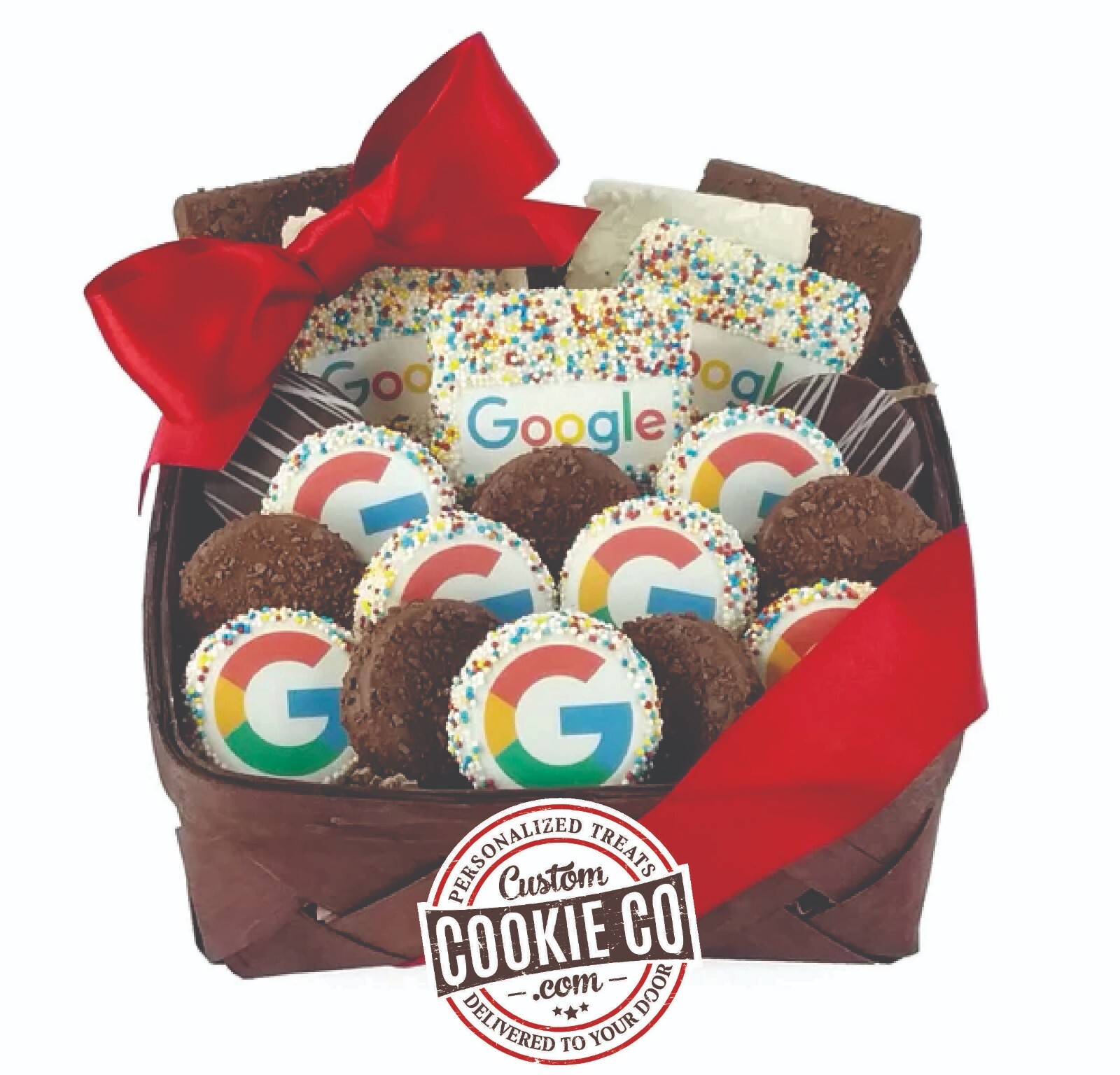 Logoed | Picture | Gift Basket | OREO Cookies | Rice Krispies – 21 Pcs | Branded