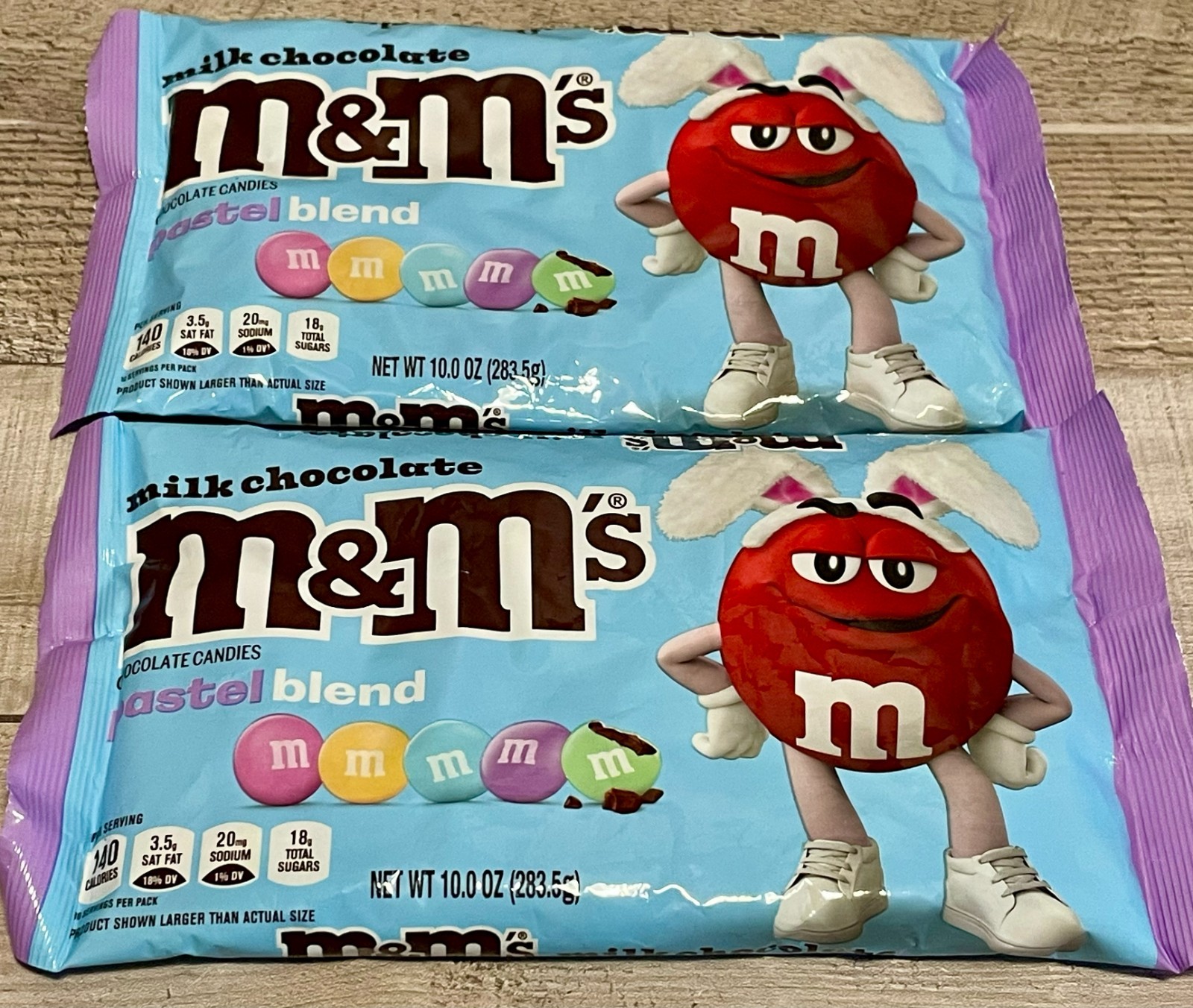 M&M’s Plain Milk Chocolate Pastel Blend 10 oz. Bag – (2 PK) -BB 12/26