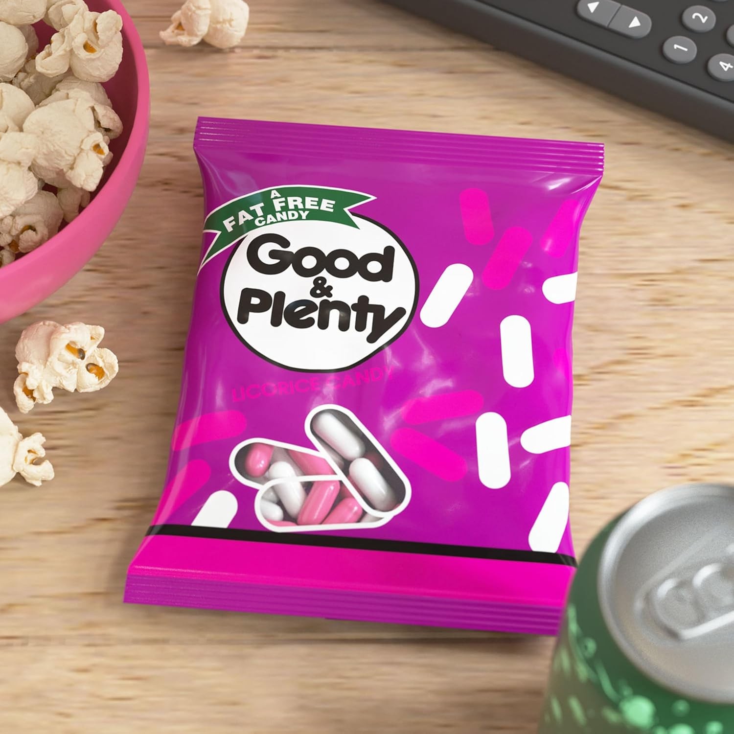 Good and Plenty Licorice Fat Free 7 Ounce Old Fashioned Candy Bag