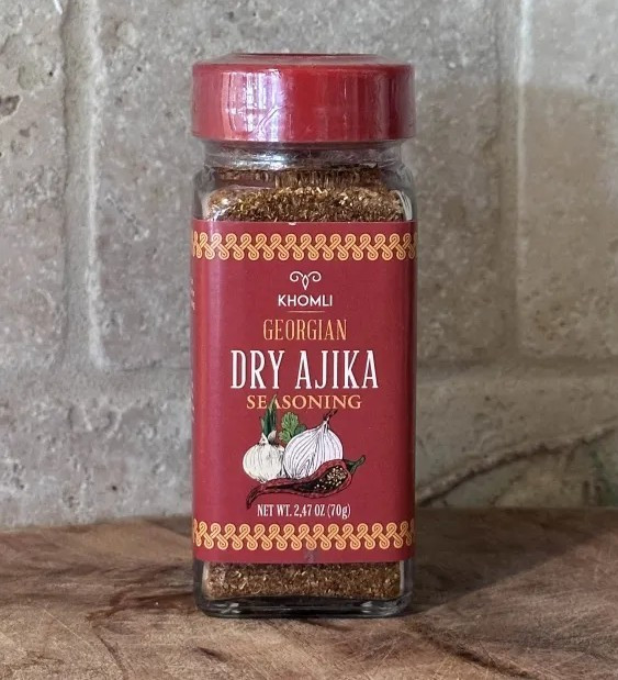 DRY AJIKA, Georgian Seasoning, Net Wt. 2.47oz (70g), Khomli Brand