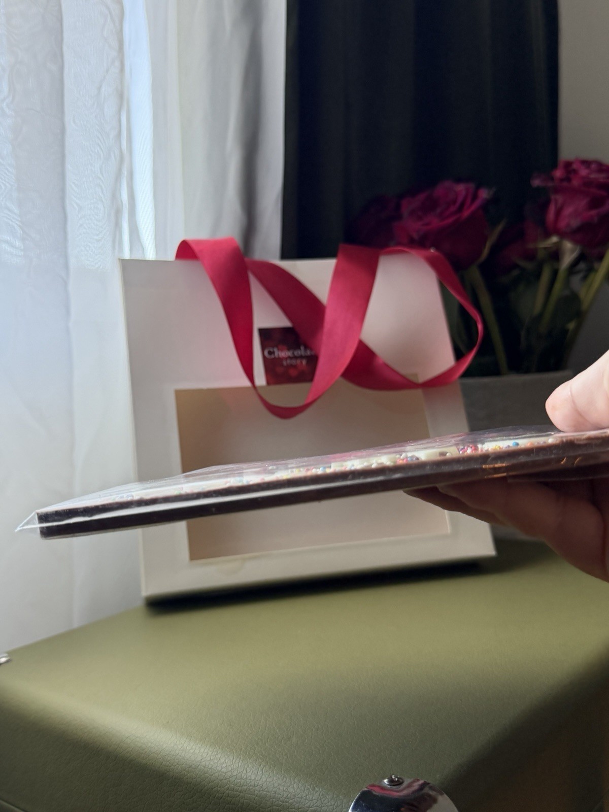 Write Your Own Message on Chocolate – Handmade Belgian Treat