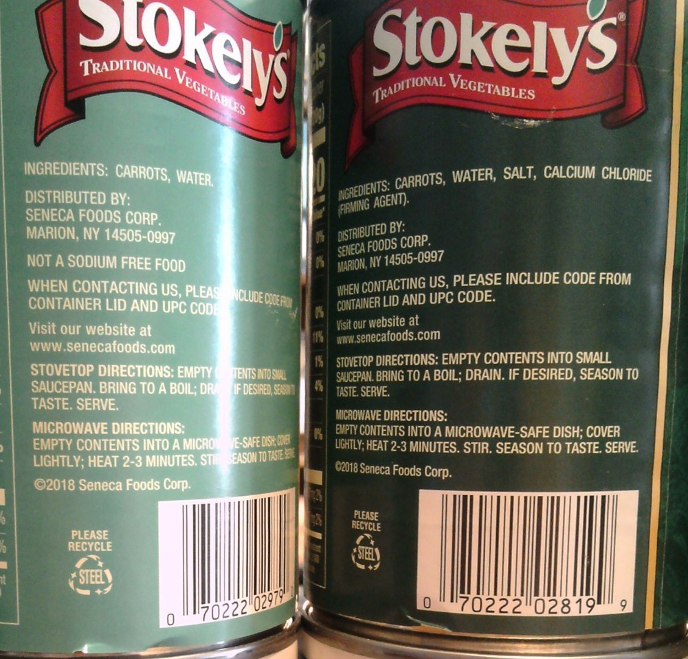 LOT 13 Stokely’s/Lakeside Sliced Carrots, 14.5oz (10/27 (8); 12/27 (3); 12/28 (2