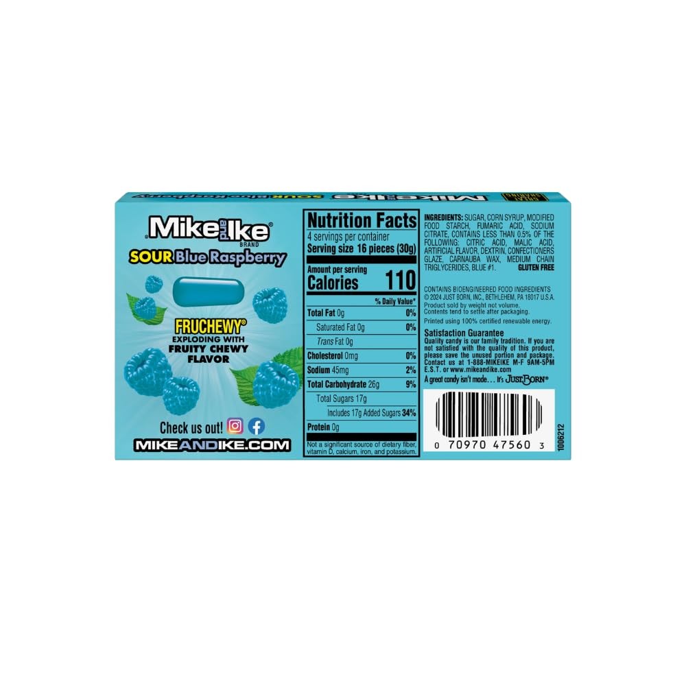 Mike & Ike Sour Blue Raspberry