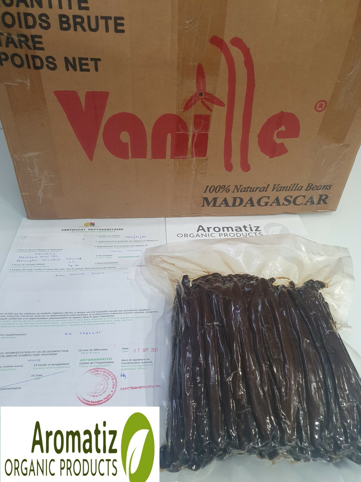 100g Bourbon Vanilla Pods Madagascar Beans Grade A 13-18CM 2022 PREMIUM ORGANIC