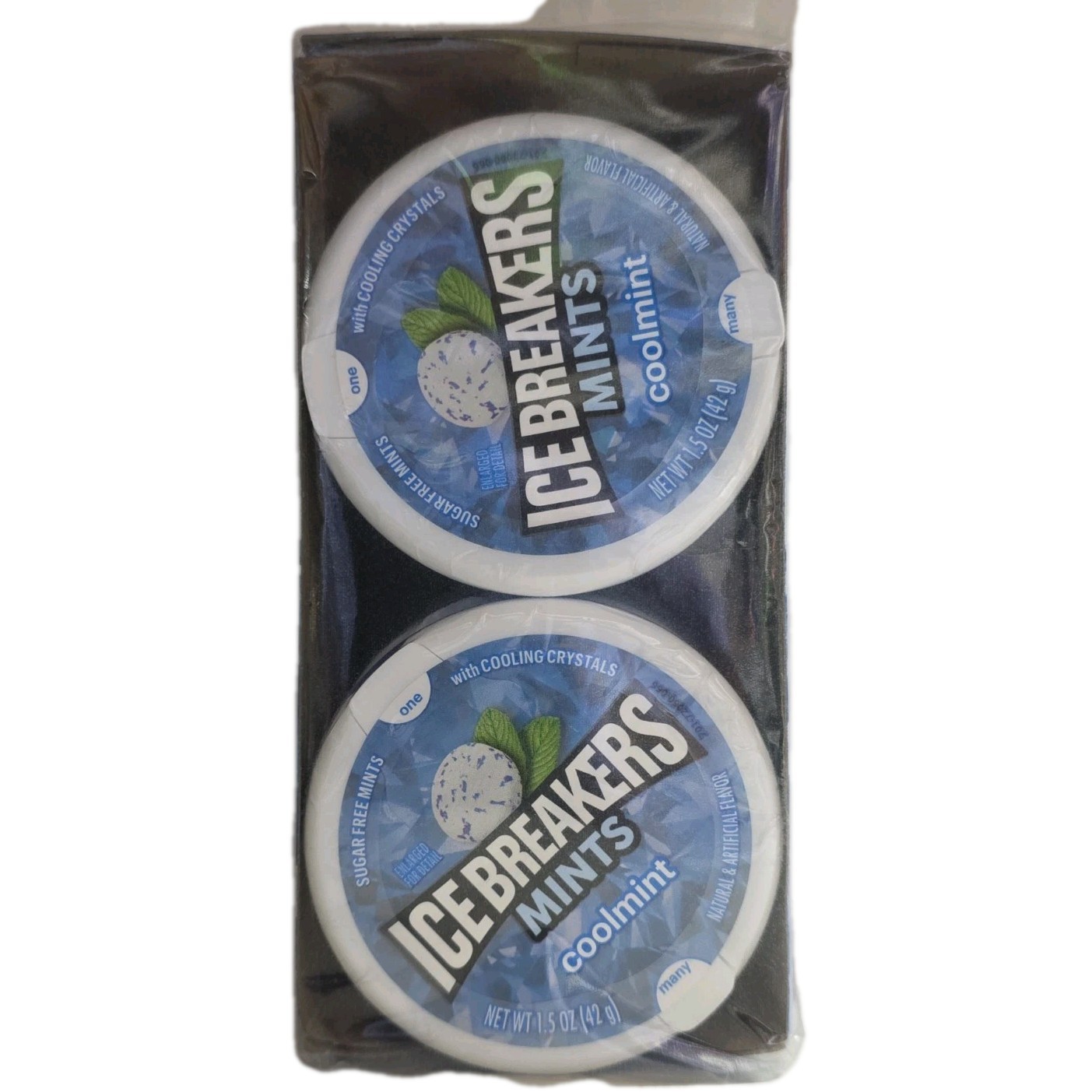 ICE Breakers Sugar Free Mints, Coolmint, 1.5 Ounce Pack of 8 Box, Free Shipping