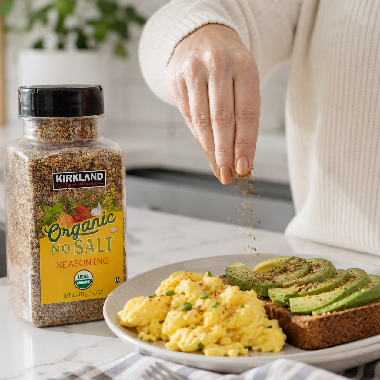 2-Pack Kirkland Signature Organic No-Salt Seasoning, 14.5 oz