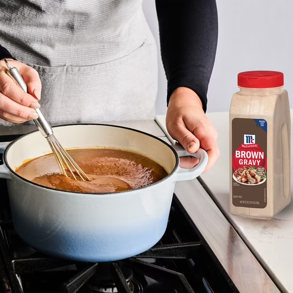 McCormick No Artificial Flavors Country Gravy Mix, 18 oz Bottle NEW