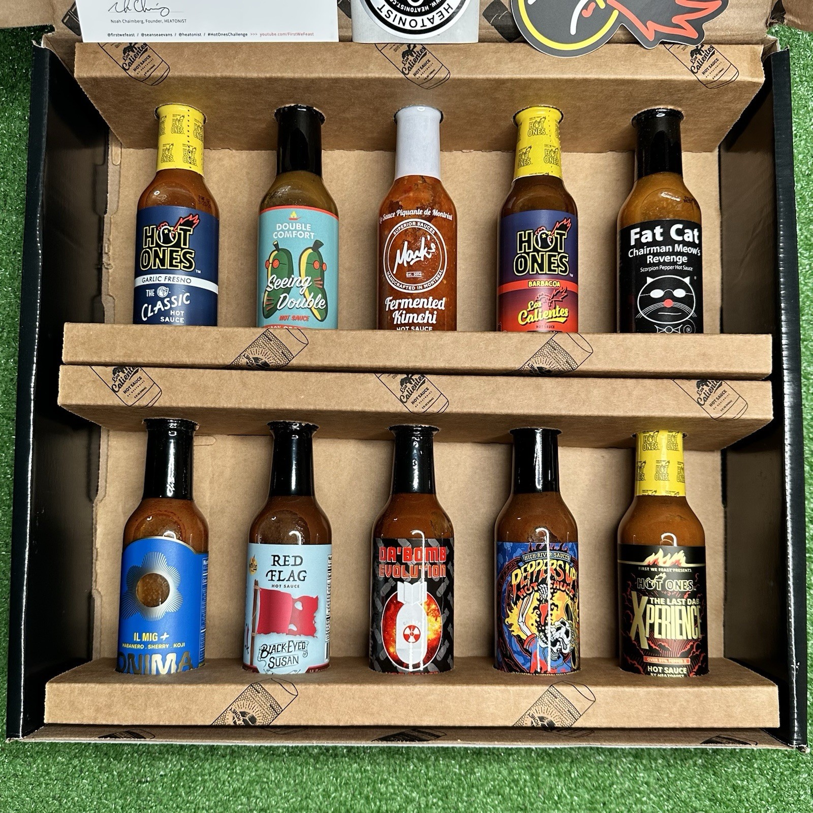 Hot Ones Complete Hot Sauce Set Gift Box 10 Pack Season 24 Last Dab NEW