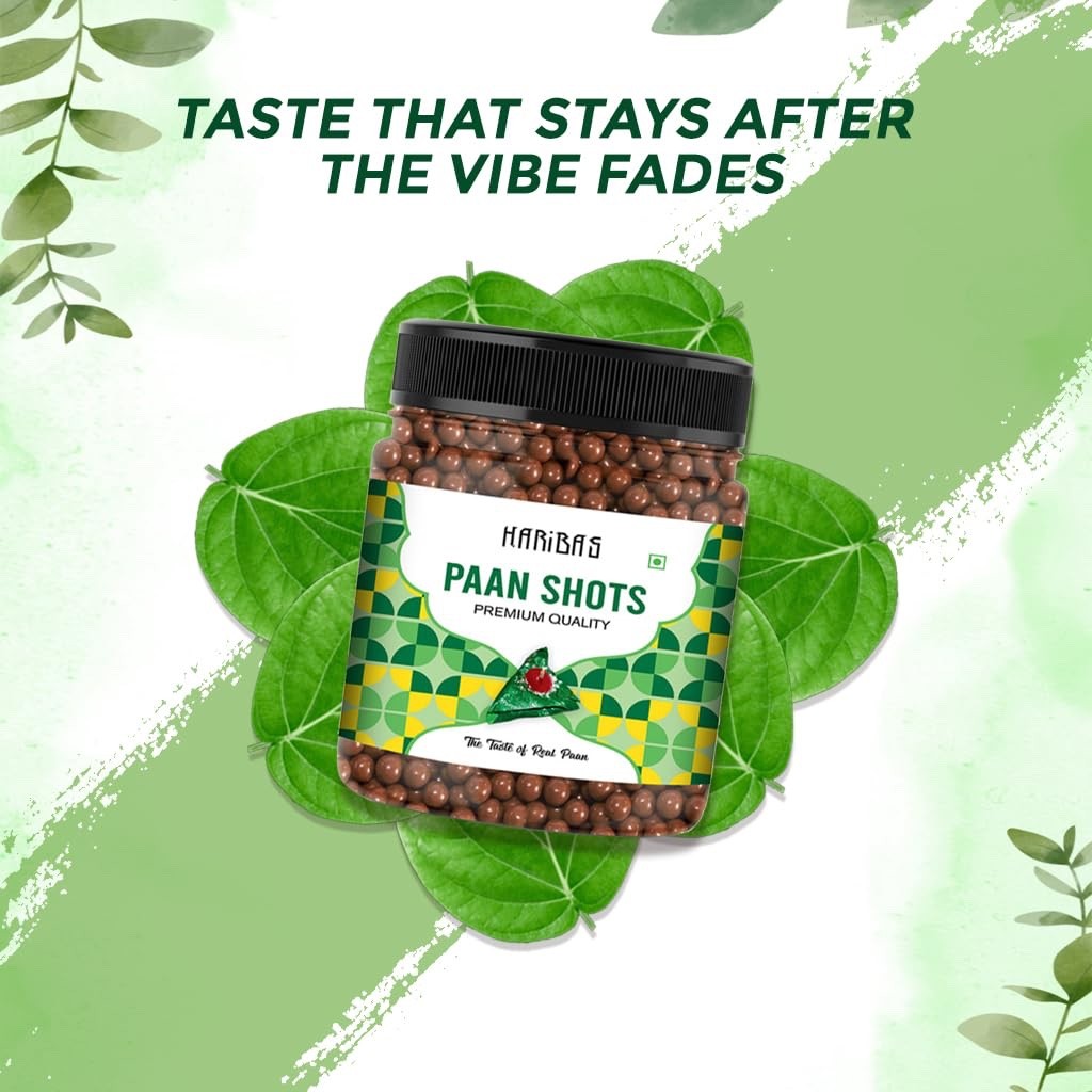 Paan Shots Instant Pan Flavor Mouth Freshener Mukhwas Coated Balls After Meal