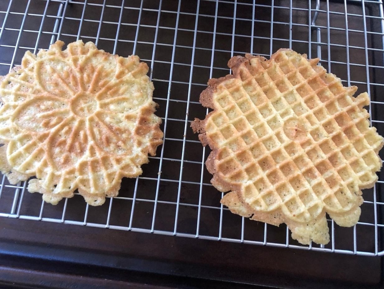 Keto Pizzelle *Keto Waffle Cookies* 0 Net Carbs Per Serving * Diabetic Friendly