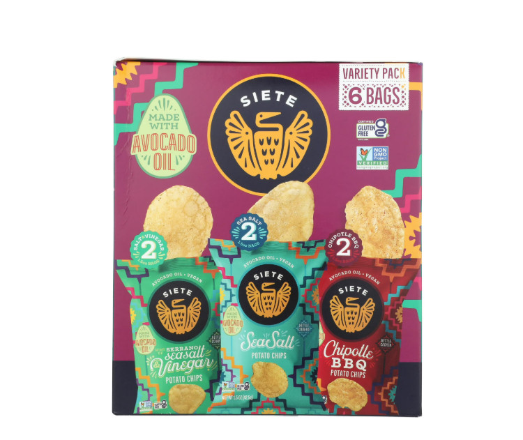 Siete Family Foods Siete Kettle Variety Pack, 6 pack