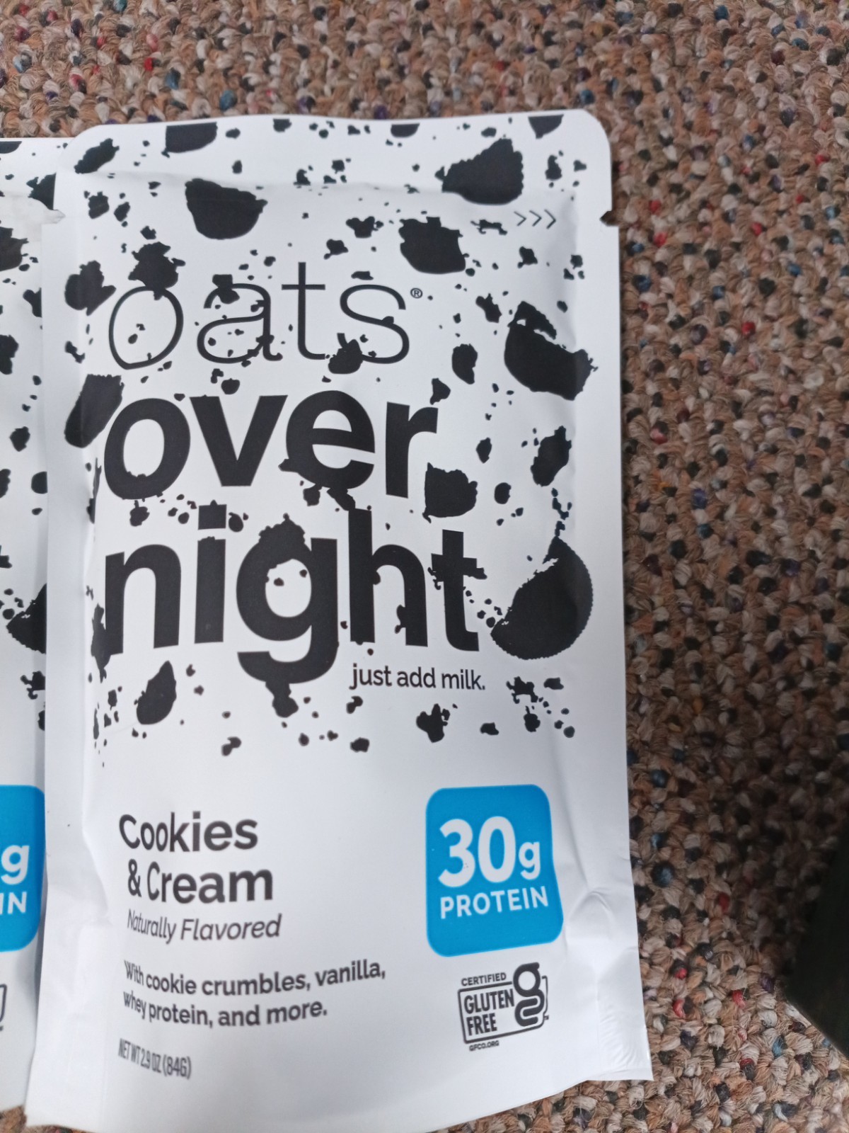 Oats Overnight 6 Pack Cookies & Cream 2.7 oz exp: 04/07/2027