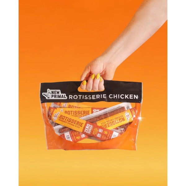 Rotisserie Seasoned Chicken Meat Sticks Bag – 1oz/5ct