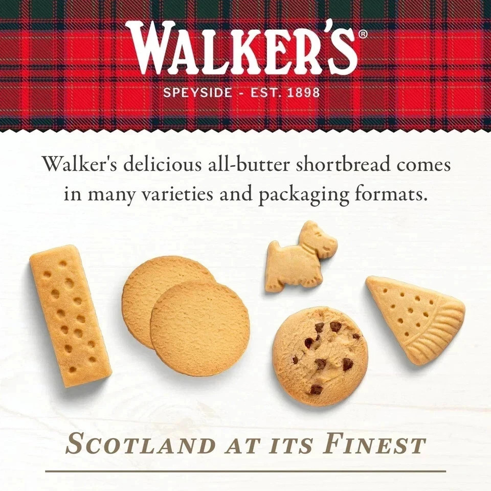 Walker’s All-Butter Shortbread Fingers – 2-Count Snack Packs (Pack of 24) – Auth