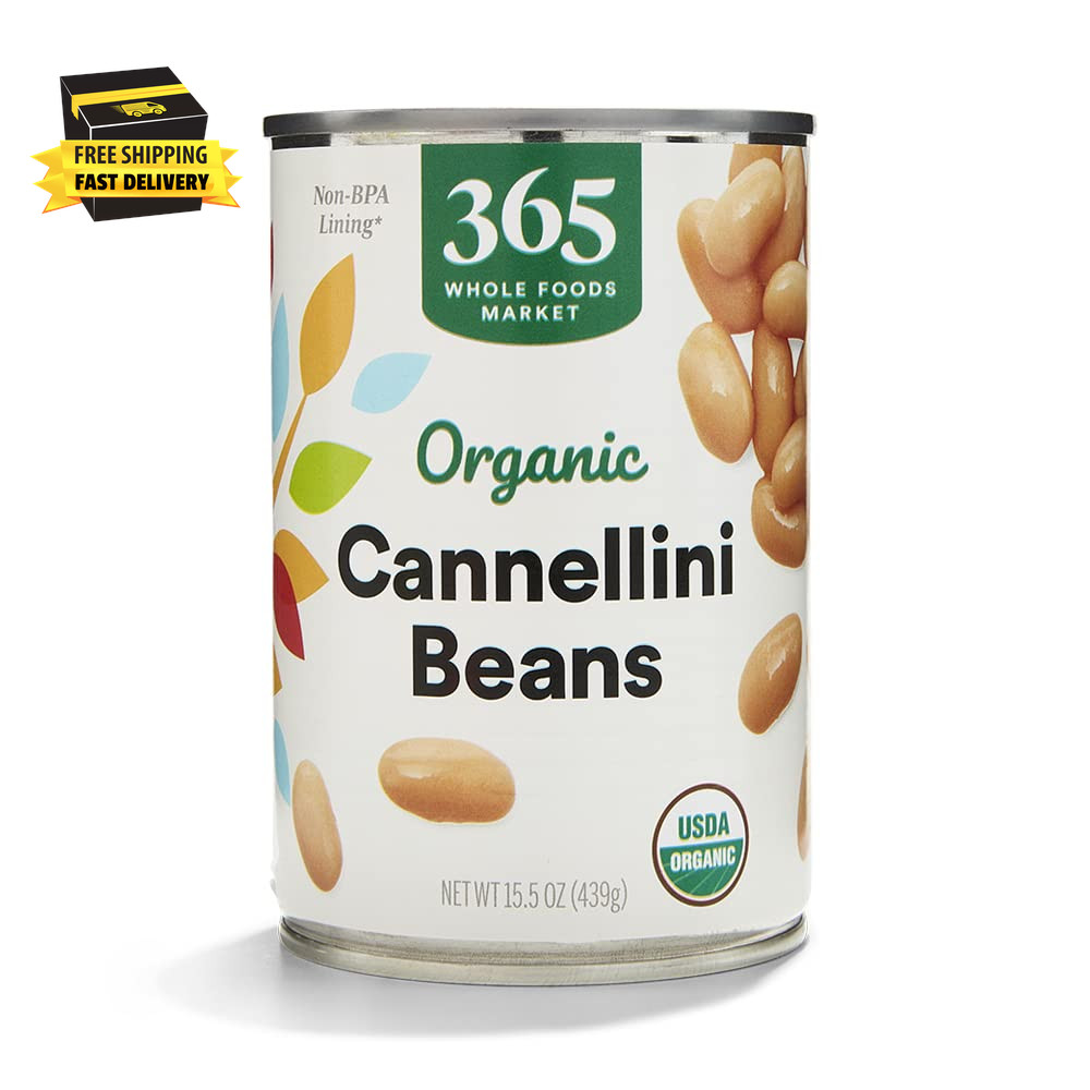, Organic Cannellini Beans, 15.5 Ounce ⭐️⭐️⭐️⭐️⭐️