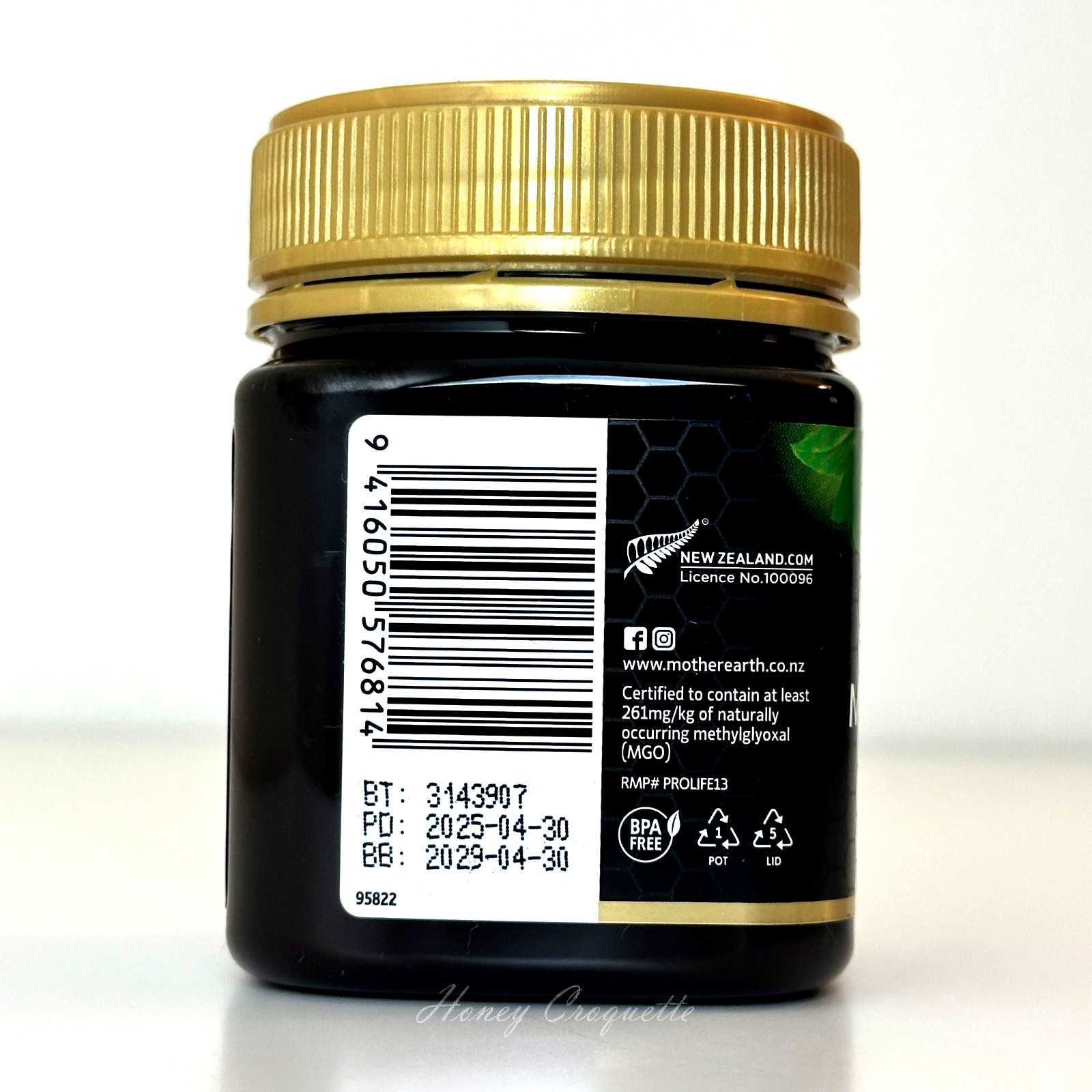 4 Pack Mother Earth New Zealand Manuka Honey UMF 10+ 8.8 oz Each Exp 2029