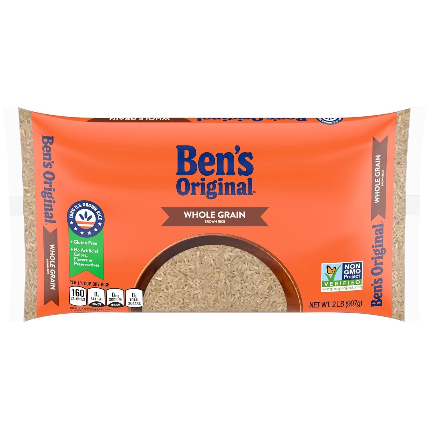 UNCLE BEN’S Whole Grain Brown Rice Bag, 2lb.