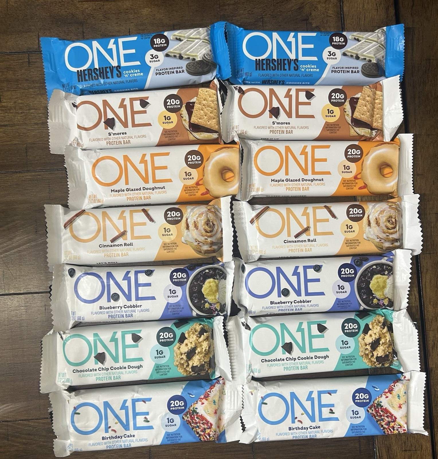 14-ONE HERSHEY’S Protein Bar Variety Pack 1g Sugar Milk Soy Wheat