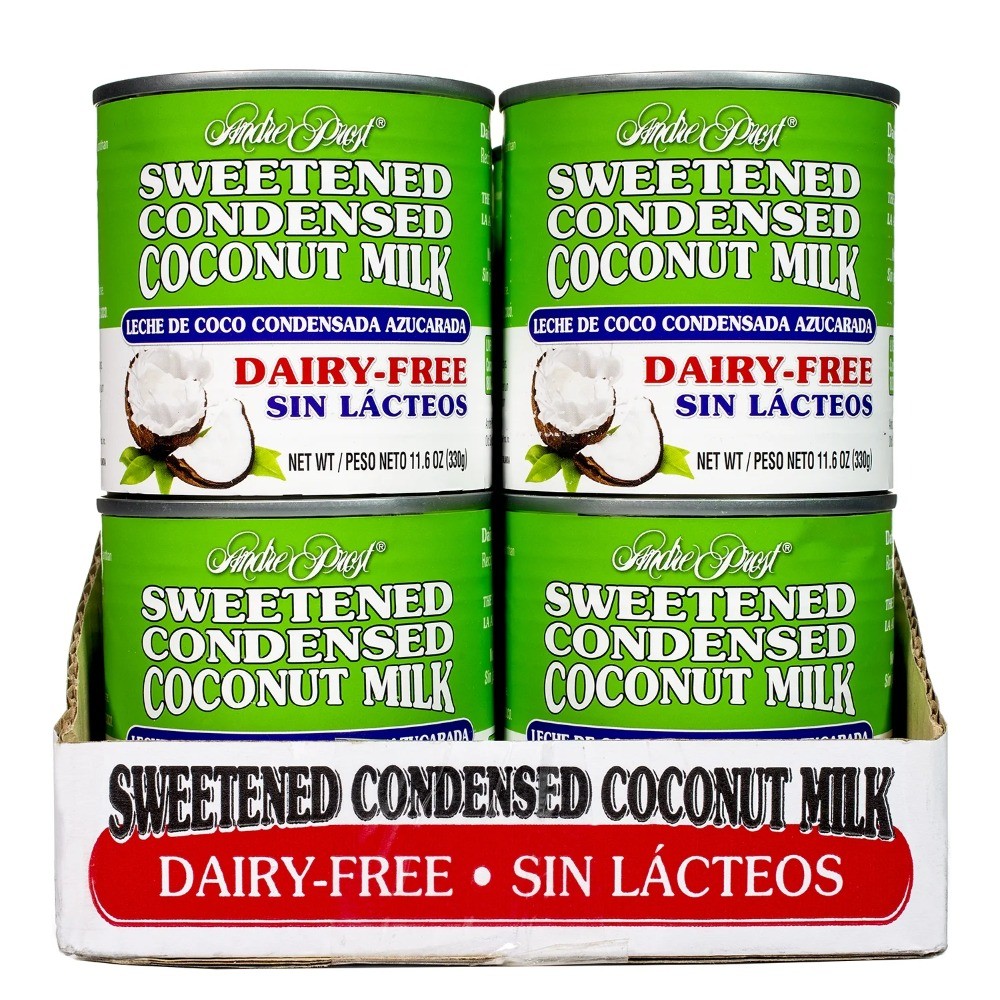 Sweetened Condensed Coconut Milk Non-Dairy Dairy Free Vegan 4 Pack