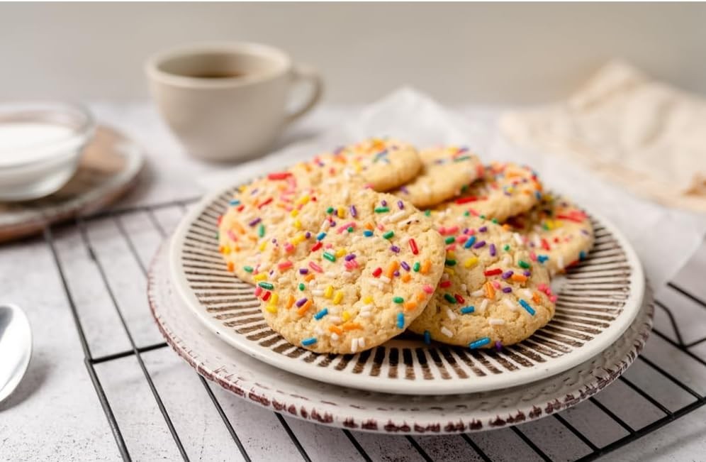 Rainbow Sprinkles – 2.2 Pounds – Bulk Rainbow Jimmies for Cookies – Birthday Cak