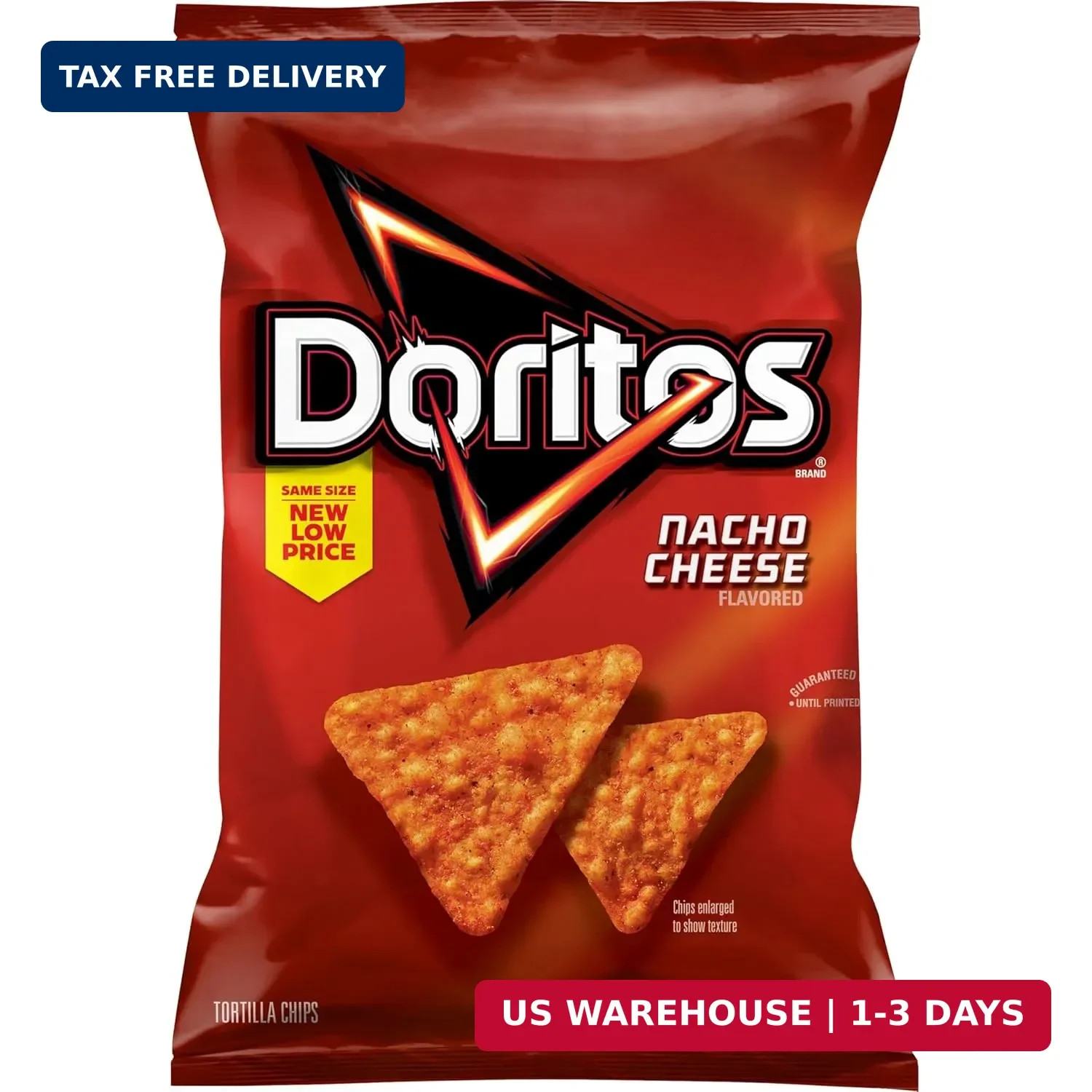 Doritos Tortilla Chips Nacho Cheese Bag, 9.25 Oz