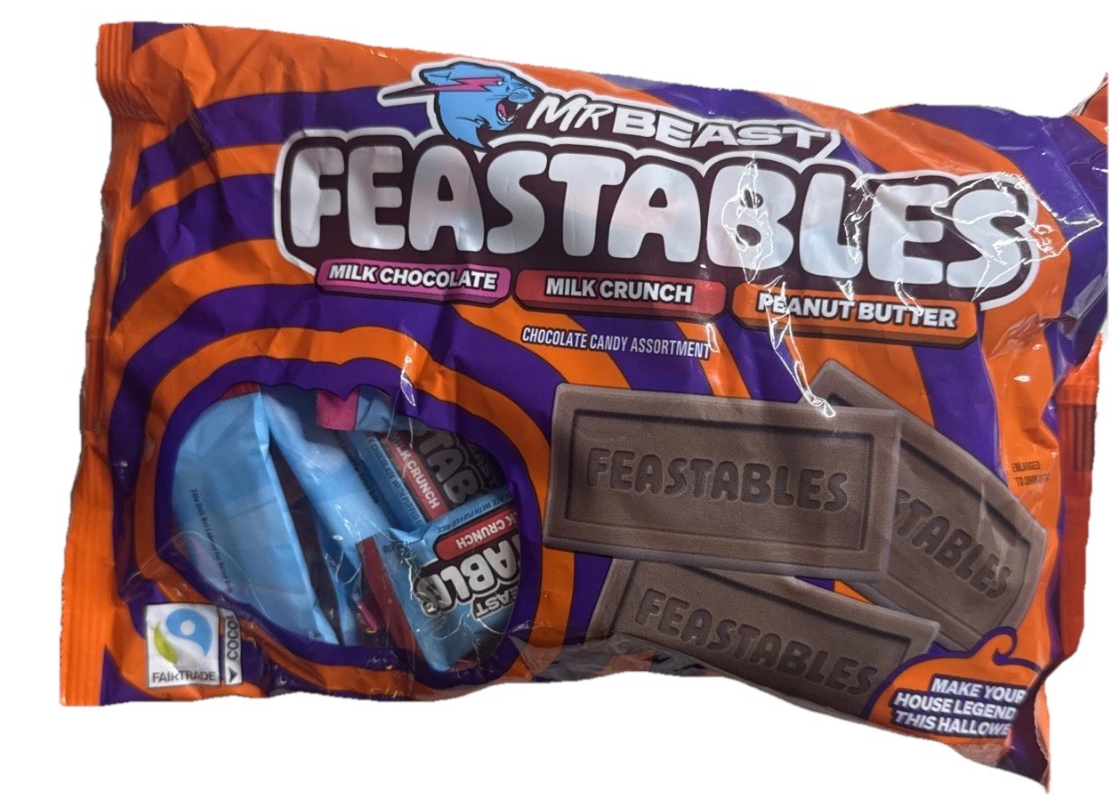 MR BEAST Feastables Chocolate Candy Assortment 30pc 12.69oz Bags BB 5/26 NWT