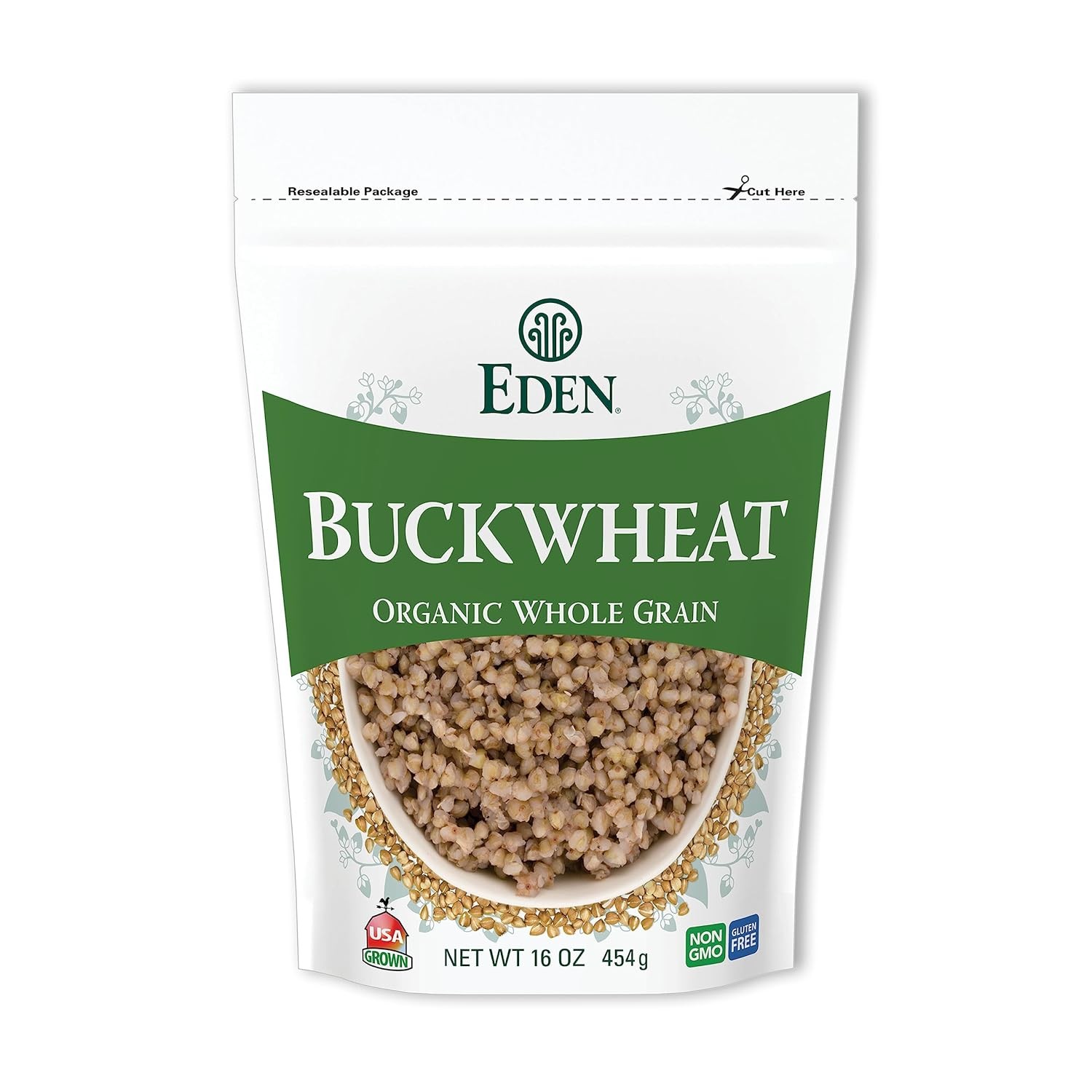 Eden Foods Organic Buckwheat Hulled Whole Grain, 16 Ounce