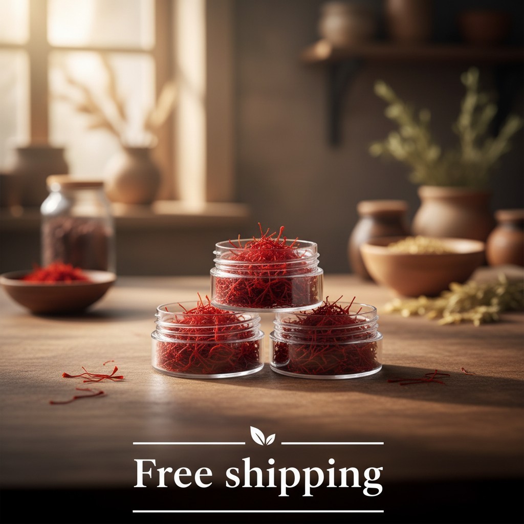 1 Gram Pure Red Saffron Threads – Premium Grade A+ – All Natural Spice – 1g