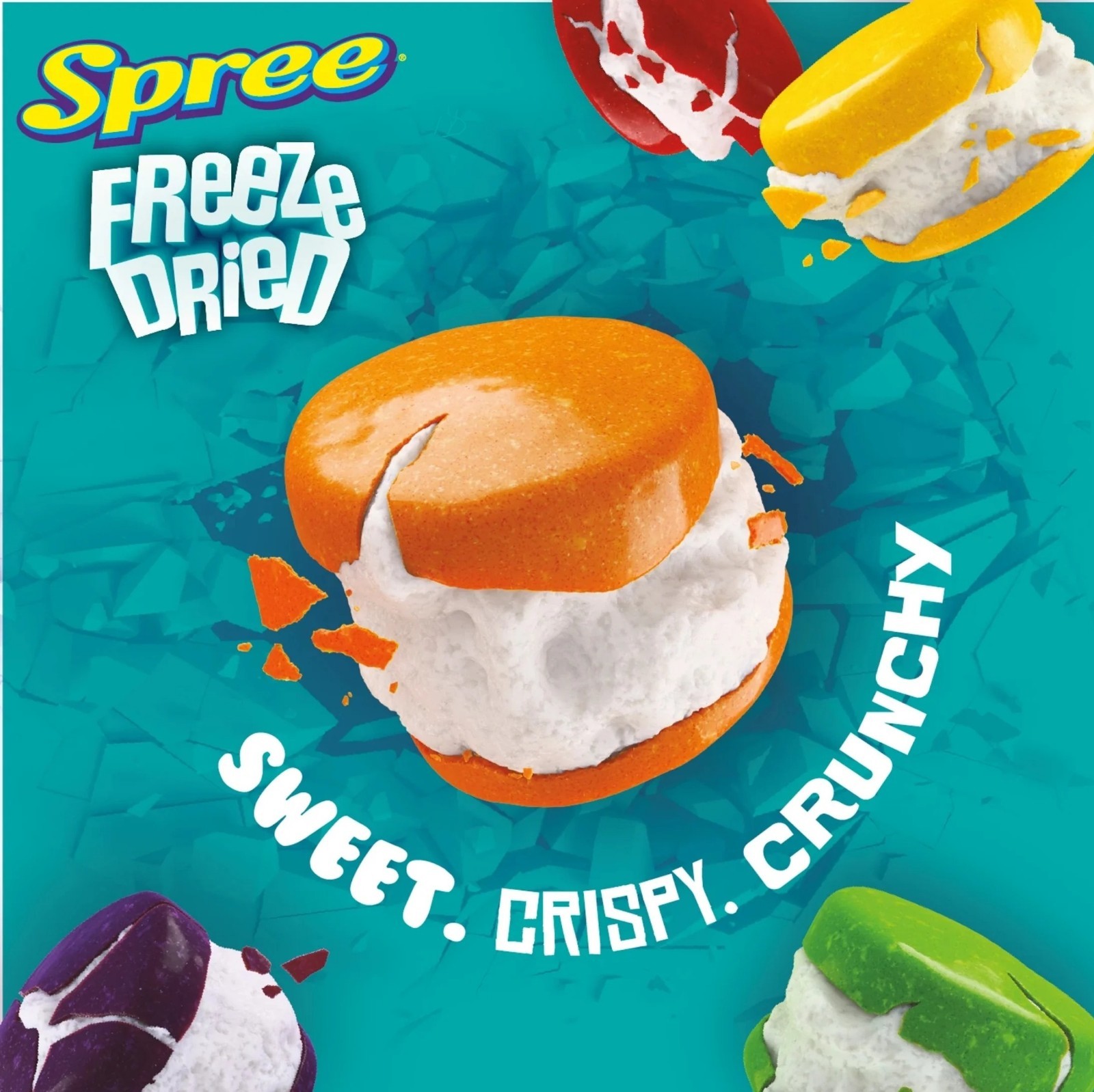 Spree Freeze-Dried Candy – Fruity Flavored, 4 oz Bag
