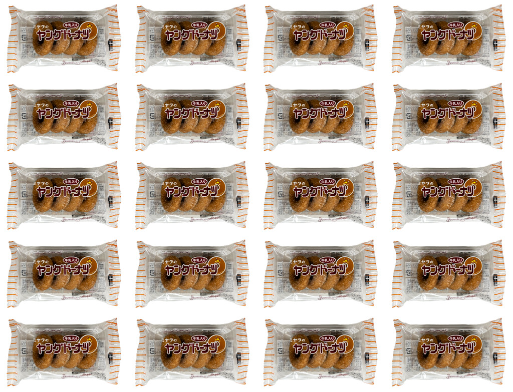 Japan Mini Donuts Miyata Seika Young Donuts – 4 Pieces × 20 bags