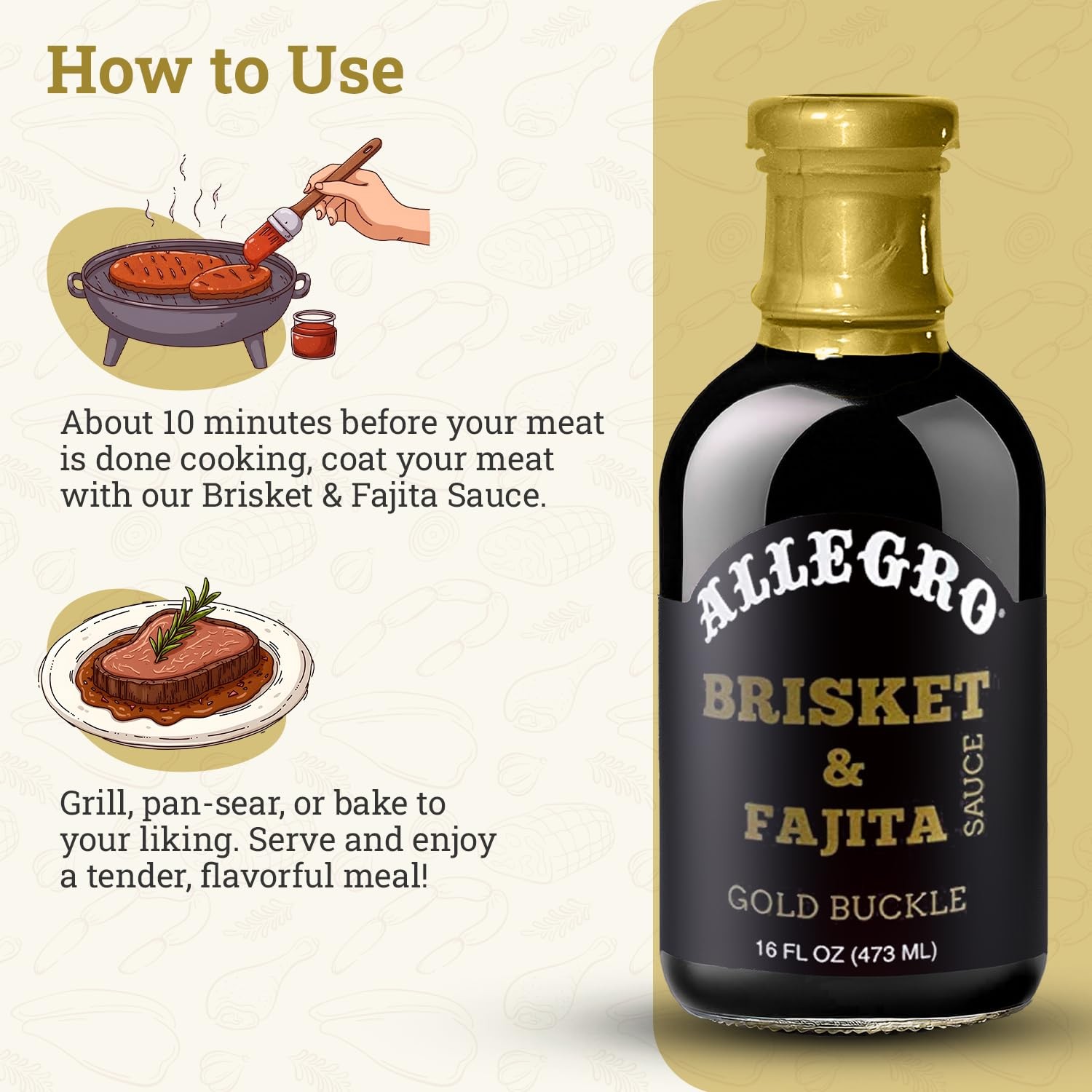 – The Marinate Everything Marinades | Gold Buckle Sauce for Brisket, Fajita &…