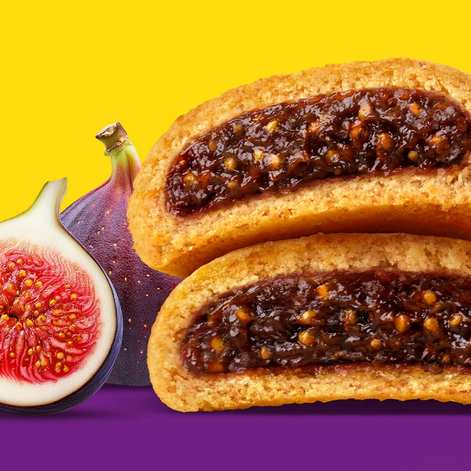 Newtons Fig Bars, Soft Fruit Chewy Cookies, 10 Snack Packs (2 Cookies Per Pack)