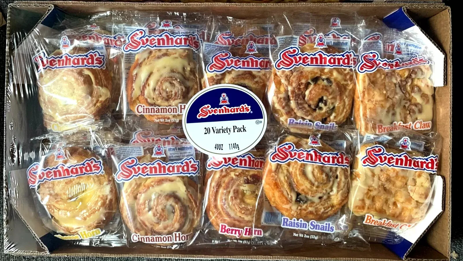 Svenhard’s Swedish Bakery Variety Pack 20 ct 40 oz